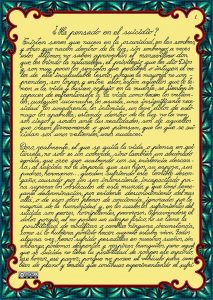 Ha pensado en quitarse la vida