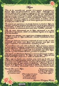 Mujer, maravilla de la creación